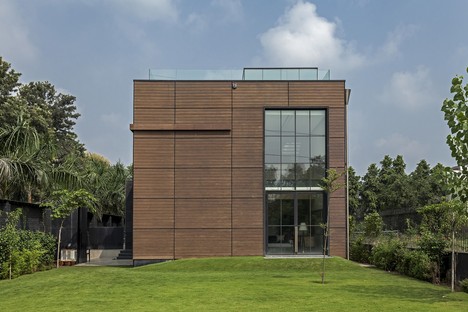Palm Avenue de Architecture Discipline: encuentro con la naturaleza en Nueva Delhi

