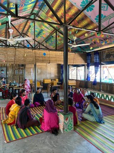 Espacios comunitarios para refugiados rohinyás, en Ukhia - Teknaf, Bangladés
