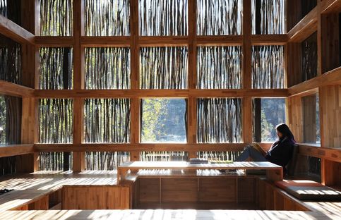 Li Xiaodong: biblioteca en el bosque
