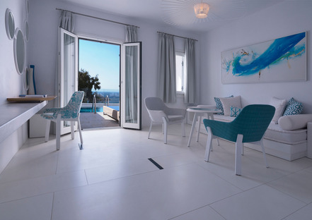Ultra Ariostea: pavimentos y paredes para hoteles de lujo y villas del Mediterráneo
