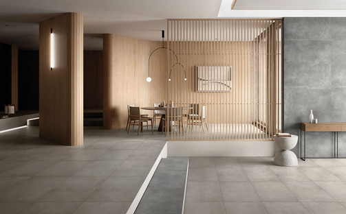 Ariostea Next: cemento y resinas para el diseño de los ambientes contemporáneos