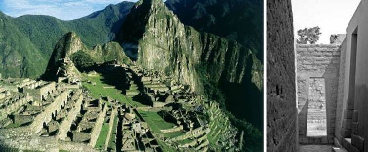 Sitios arqueológicos de Machu Picchu y Pachacámac