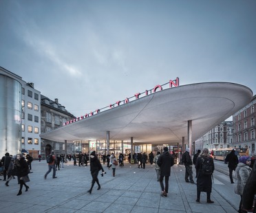
	Marquesinas de hormigón proyectado en la Nørreport Station de Copenhague – COBE architects.
	
