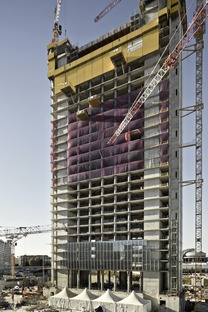 La estructura de la Torre Allianz de Milán - Andrea Maffei e Associati
