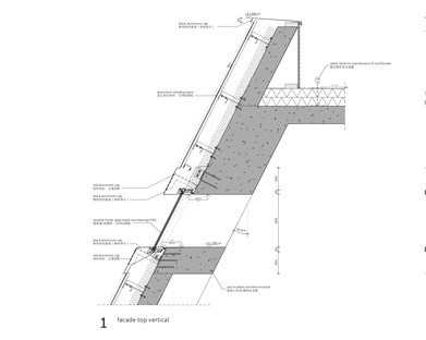 Mecanoo en Longgang: fachadas en voladizo de cemento y aluminio 
