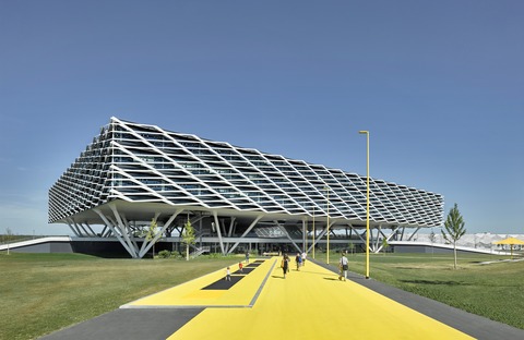 Vigas Vierendeel para la Adidas Arena, por Behnisch Architekten.
