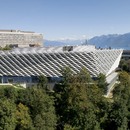 Celosías fijas de aluminio para el AGORA, por Behnisch Architekten

