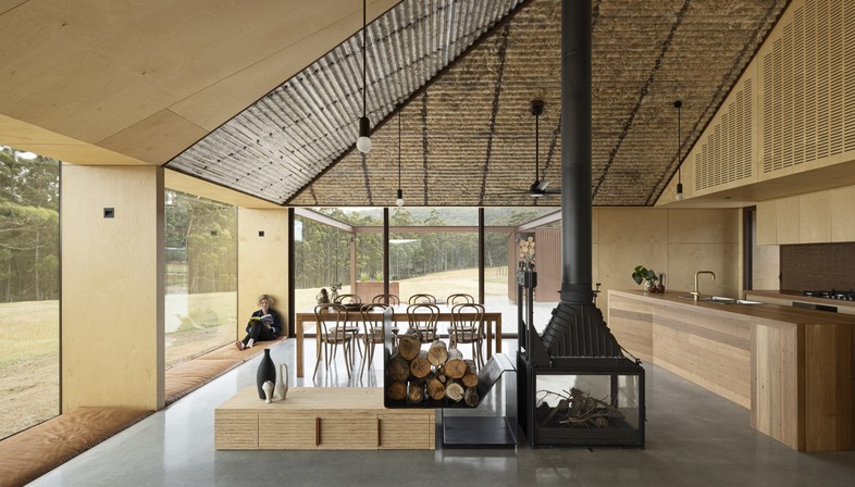 Villa con aislante de lana Coopworth, por FMD Architects
