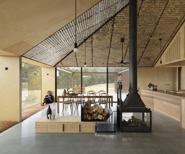 Villa con aislante de lana Coopworth, por FMD Architects
