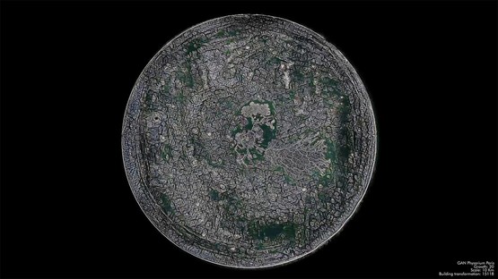 Gan-Physarum: ecoLogicStudio explica cómo un moho puede dar forma a las ciudades
